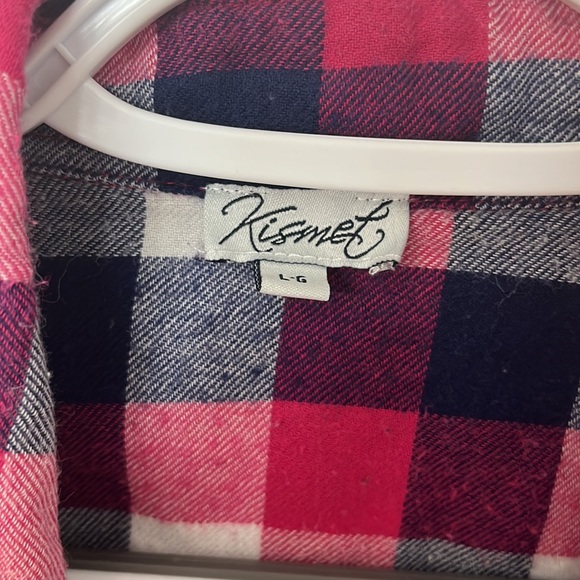 Pink Plaid Shirt - Picture 3 of 4